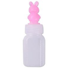 캐릭터 투약병 토끼 12CC PE 말랑이 긴마개 100개입, 3개