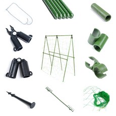 파파가든 텃밭 식물지지대 지름 8mm 연결자재 (90도 조인트), 1개