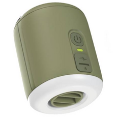 비레스트 NANO 휴대용 전동 미니 에어펌프 튜브 캠핑 자충매트 무선 공기주입기 바람 빼기, 카키, 1개