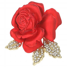 여성 장미 레트로 코사지 브로치