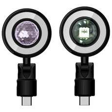 알테쉬 자동차 C타입 미러볼 실내 LED 램프, 1개, 노래방타입