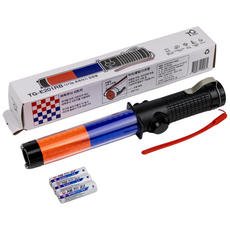 TG전자 호루라기 경광봉 LED 신호봉 TG-E201RB, 1개, 혼합색상