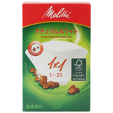 메리타 아로마 필터 1X1 화이트 100매 붉은포장, 1개