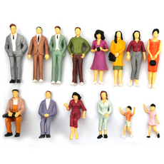 미스토토 컬러 사람 인체 모형 테라리움 디오라마 건축 재료, m503_1:50(약3.6cm)-10P, 1개