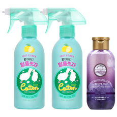 온더바디 코튼풋 발을씻자 풋샴푸 레몬 385mlX2개+벨먼 스파 자스민바디워시200ml, 2개, 385ml, 1개입