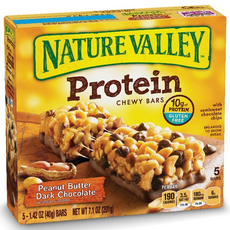 네이쳐밸리 프로틴 츄이 바 피넛 버터 다크 초콜릿 5개입, 201g, 1개
