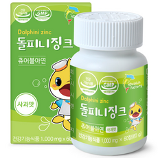 엔돌핀팩토리 돌피니징크 아연, 60정, 1개