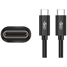 C to C타입 초 고속 충전케이블 240W, 2개, 블랙, 50cm 2개, 블랙, 50cm