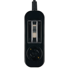 Boedam 配線 高容量1孔延長線, 1.5m, 黑色, 1個