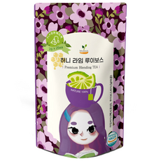 허니 라임 루이보스티 과일 허브티 블렌딩차 삼각티백, 1개, 25개입, 2g