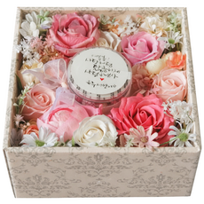 화이트데이 사탕선물 발렌타인데이 선물세트 여친선물 꽃선물 플라워박스 화이트데이사탕선물 - 핑크, 1세트