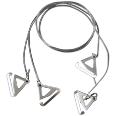 라운드문 고급 초슬림 투명 브레지어끈 브라 스트랩 3세트