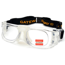 게이트웨이 GWS04 밴드형 운동용 스포츠 고글 작은 사이즈, 화이트
