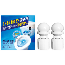 닥터클린 자동 변기세정제 플롯밸브2개입, 1세트