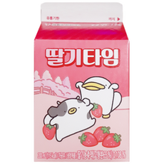 빙그레 오구 딸기타임 200ml, 10개