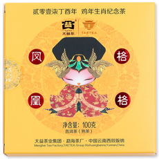 TAETEA 大益茶 鳳凰格格普洱熟茶, 100g, 1入, 1個
