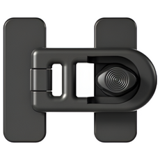 몽빵 냉장고 잠금장치, 블랙, 2개