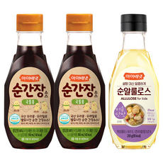 [아이배냇] 양념세트 순간장 국물 비빔 순알룰로스, 1세트, 630g, 순알룰로스+간장(국물용2개)