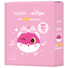 소이베베 키즈 아토 마스크팩 (활력) 10매 (1박스), 16g, 10개