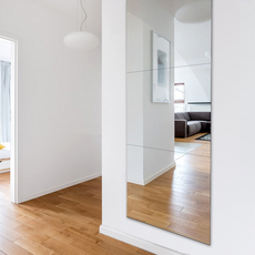 대형 모칸도 아크릴 거울 40 X 60cm 모서리 직각형 접착식 DIY거울 두께 2mm 재단가능