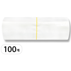 손애착 대용량 투명 지퍼백, 1개, 100개입, 중(M)