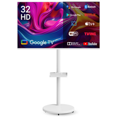 무빙큐빅스 화이트에디션 32인치 HD 삼탠바이미 퍼스트 셋트 이동식 스마트TV 삼텐바이미 중소바이미, 고객직접설치, 스탠드형, 81cm/32인치