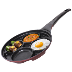 키친아트 금상첨화 4구 멀티 에그팬, 27cm, 1개