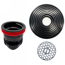 하수도 방취 함정 배수구 악취 차단기, 4개