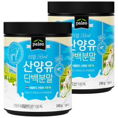 팔레오 리얼 네덜란드 산양유 단백 분말 100%, 2개, 240g