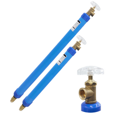 철 부동전 동파방지 수도꼭지 수도파이프 급수전 국산, 800mm, 1개