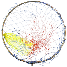 마리수 바다 뜰채프레임 민물 뜰채망 섬유 나일론망, 나일론망(35cm)