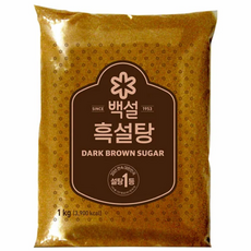 백설 흑설탕, 1kg, 16개