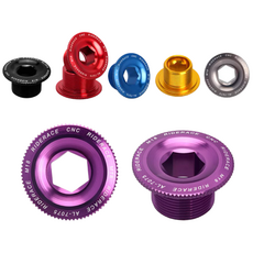 라이더에이스 로드 MTB 크랭크 암볼트 체인링 픽싱볼트 왼쪽 나사 M18 M20, M18  RL9343, 블루, 1개