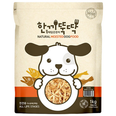 한끼뚝딱 전연령 강아지 황태담은 소프트 사료 습식, 소+황태, 1kg, 1개