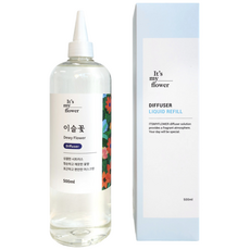 [ 공병&스틱 무료증정 ] 양재동꽃시장향 이슬꽃 대용량 디퓨저 리필 500ml, 단품, 1개
