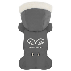 PUPPY ANGEL 寵物狗 SignatureTM 翅膀鋪棉連身褲 公母通用 All-in-one PA-OW434, 95 Gray