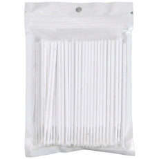 롱헤드 미세 속눈썹 일회용 긴면봉 얇은 화이트 1000p, 1세트, 1000개입