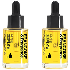 프랑스와즈 유기농 호호바오일 골드, 30ml, 2개