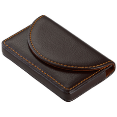 다데이 비즈니스 반원 명함케이스, 1개, 브라운