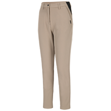 제옥스 여성 라이크라 웜 시그니처 액티브 본딩 기모 팬츠 베이지