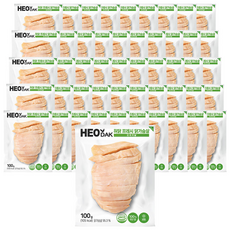 허닭 프레시 슬라이스 닭가슴살 오리지널, 100g, 50개