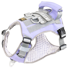 Needs the Pet. 寵物犬 Interlaken So Cool 客製化胸背帶, 紫羅蘭色, 1個