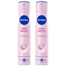 니베아 데오드란트 펄 앤 뷰티 스프레이 200ml, 200g, 2개