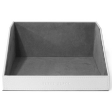 BLANC BLACK 多功能開放式化妝品整理箱 T2, 1組, White Grey