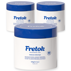 프레톡 데오드란트 패드 60매, 3개, 125g