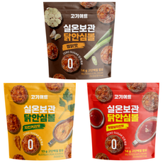 [고기어트]1초 단백질 실온보관 닭안심볼 제로당 저칼로리 고단백 혼합, 10개, 100g