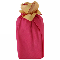 솔트리 고서임의 보자기포장 사각 꽃분홍금비 3년묵은 천일염, 300g, 1개