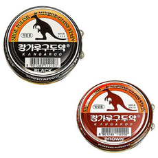 캉가루 구두약 직업용 전문가용구두약, 1개, Black