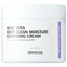 DERMALINE 蘆薈深層清潔保濕潔面, 300ml, 1入