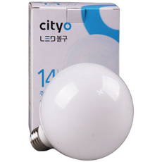 LED볼전구 14W E26 주광색.전구색 KS 볼램프 씨티, 1개, 전구색